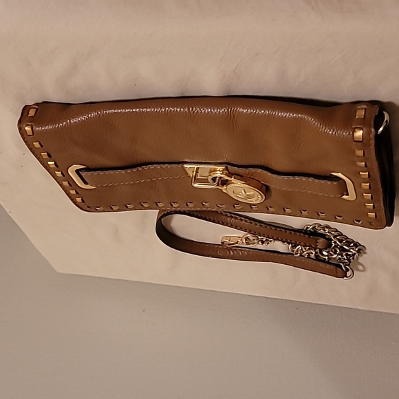 Michael Kors Hamilton Whipped Brown Clutch Shoulder bag Leather - Picture 8 of 11
